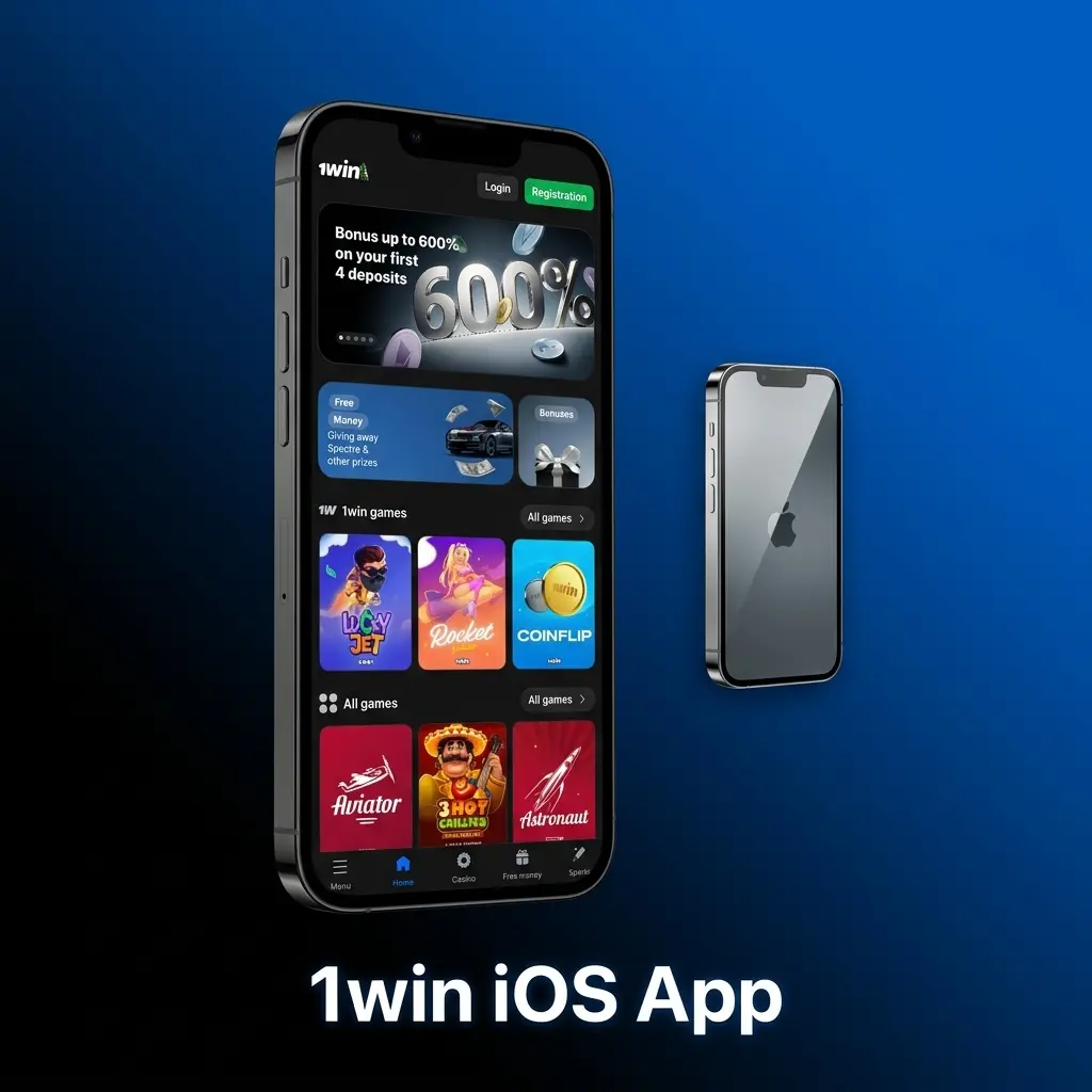 1win iOS app available for iPhone and iPad on App Store, free download, requires iOS 12.0, covers sports betting and casino games