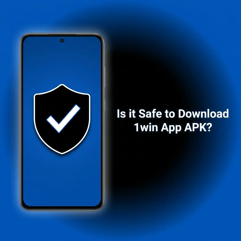 1win app APK download safety showing SSL encryption, Curacao eGaming licence compliance and secure official website verification