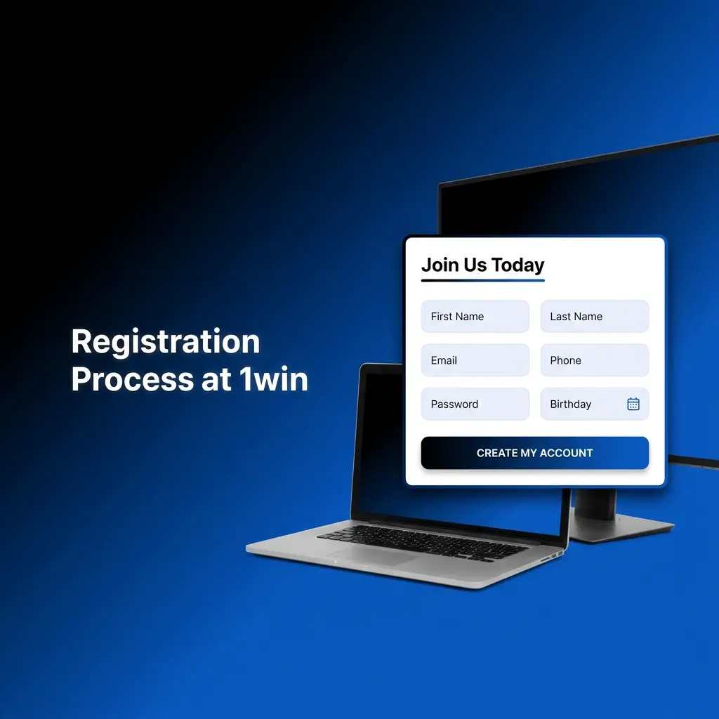1win registration process steps: choose sign up method, set password, confirm contact, log in and deposit to wallet